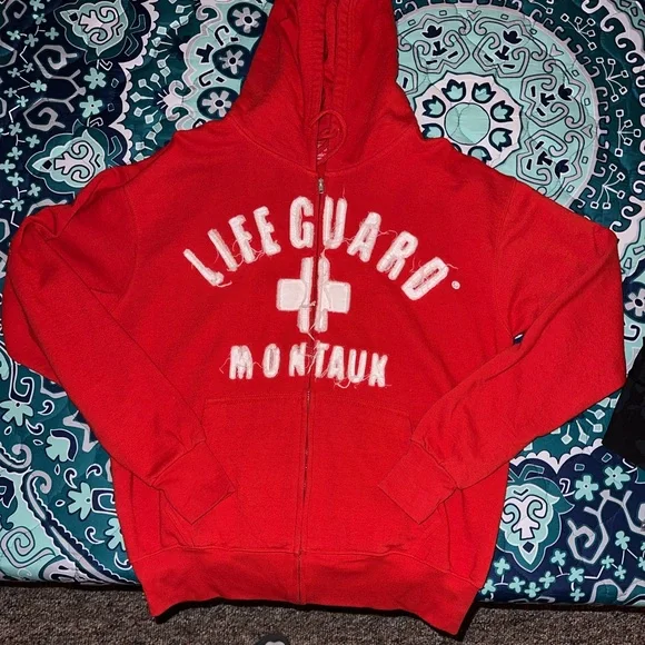 Lifeguard Shirts Nwot Mens Medium Zip Up Hoodie Poshmark